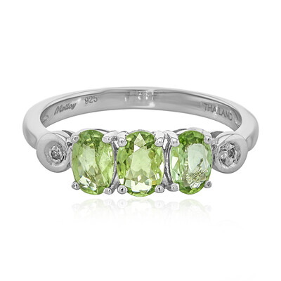 Bague en argent et Tourmaline Paraïba