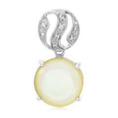 Pendentif en argent et Coquillage d'Abalone