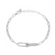 Bracelet en argent et Diamant I3 (I)
