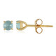 Boucles d'oreilles en argent et Apatite bleue