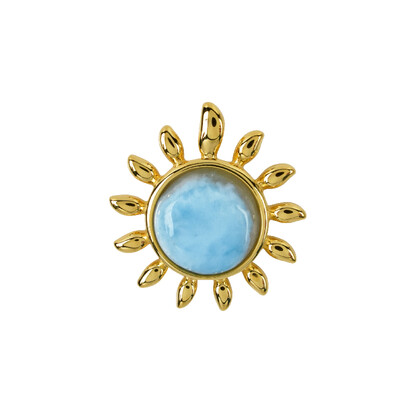 Pendentif en argent et Larimar
