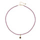 Collier en argent et Grenat Rhodolite