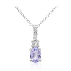 Collier en argent et Tanzanite