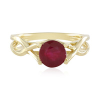 Bague en or et Rubis de Madagascar (de Melo)