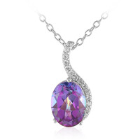 Collier en argent et Topaze Mystique