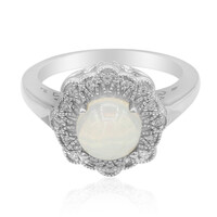 Bague en argent et Opale Welo