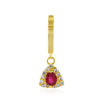 Pendentif en argent et Rubis de Bemainty