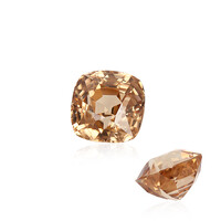  Zircon champagne (gemme et boîte de collection)