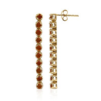Boucles d'oreilles en argent et Citrine Madère