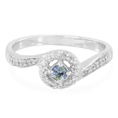 Bague en argent et Tanzanite caméléon