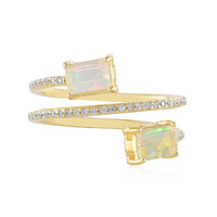 Bague en argent et Opale Welo