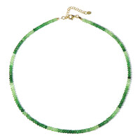 Collier en argent et Grenat Tsavorite du Kenya