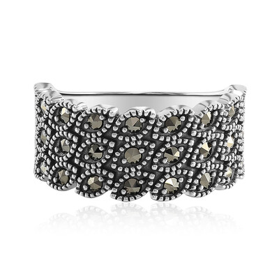 Bague en argent et Marcassite
