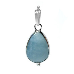 Pendentif en argent et Aigue-marine (Bali Barong)