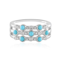 Bague en argent et Turquoise Sleeping Beauty