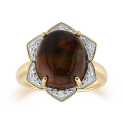 Bague en or et Agate de Feu
