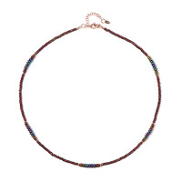 Collier en argent et Hématite mystique