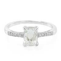 Bague en argent et Béryl de l'Himalaya