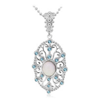 Collier en argent et Opale Welo (Dallas Prince Designs)