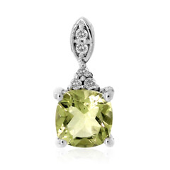 Pendentif en argent et Quartz de l'Ouro Verde