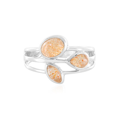 Bague en argent et Pierre du Soleil