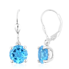 Boucles d'oreilles en argent et Topaze de Marambaia