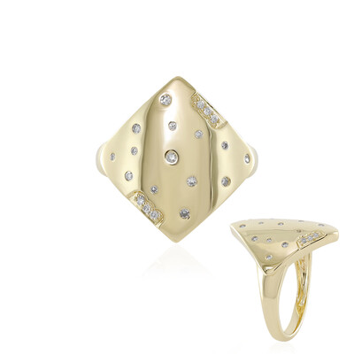 Bague en or et Diamant SI2 (H) (de Melo)