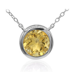 Collier en argent et Citrine