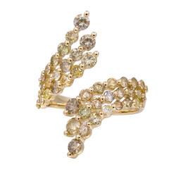Bague en or et Diamant fancy SI2 (CIRARI)