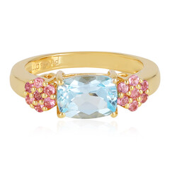 Bague en argent et Topaze bleu ciel