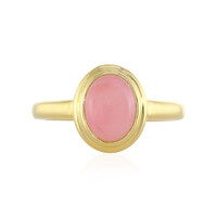 Bague en argent et Opale rose
