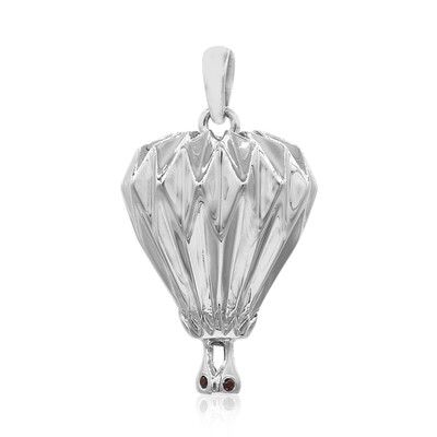 Pendentif en argent et Grenat du Mozambique
