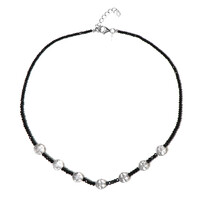 Collier en argent et Quartz blanc
