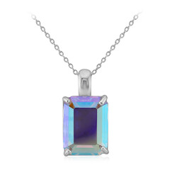 Collier en argent et Quartz Rayon de Lune