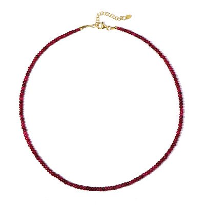 Collier en argent et Rubis de Madagascar