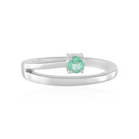 Bague en argent et Emeraude de Russie