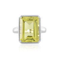 Bague en argent et Quartz de l'Ouro Verde