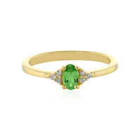 Bague en argent et Grenat Tsavorite