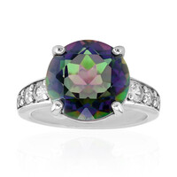 Bague en argent et Quartz mystique