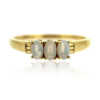 Bague en argent et Opale Welo