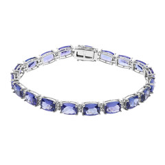 Bracelet en or et Tanzanite AAA (CIRARI)