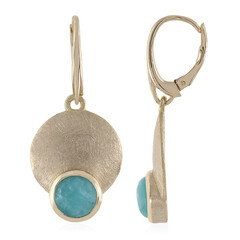 Boucles d'oreilles en argent et Amazonite