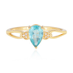 Bague en argent et Apatite