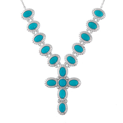 Collier en argent et Turquoise Sleeping Beauty