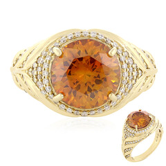 Bague en or et Sphalérite (de Melo)