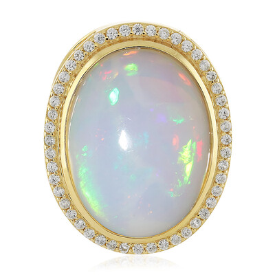 Pendentif en or et Opale Welo