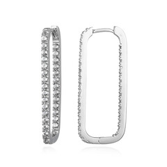 Boucles d'oreilles en argent et Zircon