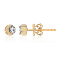 Boucles d'oreilles en or et Diamant SI1 (G)