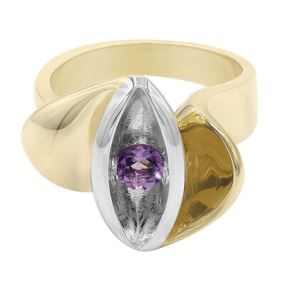 Bague en argent et Améthyste (MONOSONO COLLECTION)