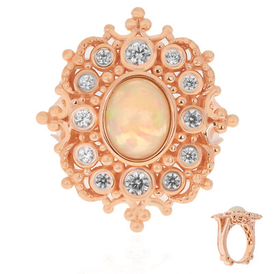 Bague en argent et Opale Welo (Dallas Prince Designs)